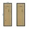 2 Packs 36.8x12.4in Picture Wall Frames Display Panoramic Photo Frame Gallery Poster Frames with Clear Plexiglass MDF Backboard for Family Photos Wedding Home Decor